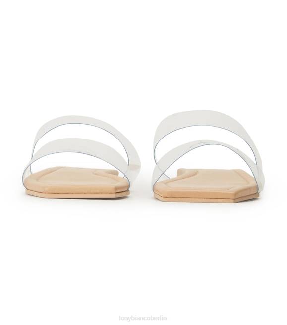 Sandalen| de Tony Bianco Frauen Etro-Wohnungen klares Vinylit/Haut 4624658